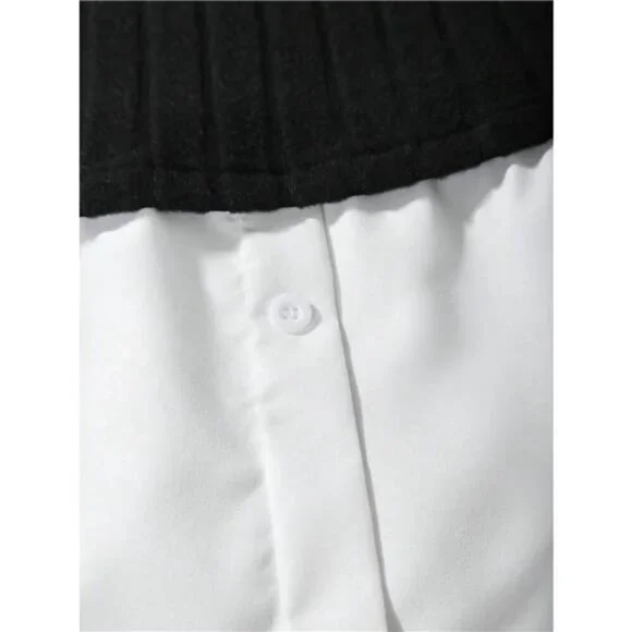 Long Sleeve Peplum Top and Pants Set - Picture 4 of 6